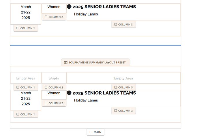 3 - custom preset layout in Edit Mode before any content added